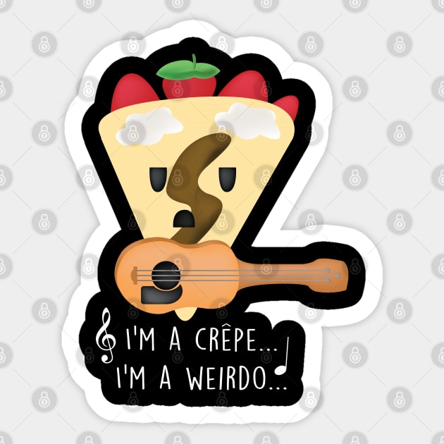 Crepe Sticker by PK Halford